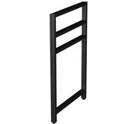 Accessoires pied sous plaque Naturel Dolce 45x68x3 cm noir mat NOHAH45CM