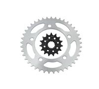Accessoires : Pignon avant 15 dents, pignon arrière 41 dents, chaîne 520 for moto CB500F, CB500X, CBR500R, CTX700, NC700 et NC750