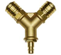 Répartiteur D’Air Comprimé 2 voies Y-Stück Avec Raccord / Embout 1/2"