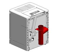 Accessoires poêle à granulés La Nordica Extraflame - Kit de sortie supérieure des fumées Ø 80 mm