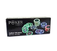Accessoires Poker - Coffret Cristal 100 Jetons Us 11,5 G Marqués - 130005269