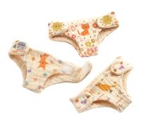 Lot de 3 couches pour poupée multicolore TU