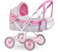 Landeau floral pour poupon rose TU