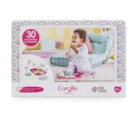 Corolle - 9000310050 - Ma Dinette Thé et Goûter, 30 Accessoires, pour Poupons-Poupées, dès 18 Mois