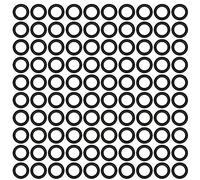 Accessoires pour abreuvoirs de porcs Anneaux en Plastique 100 pièces Rondelle Durable pour systèmes d'alimentation des volailles et d'abreuvement des porcs Facile à Installer