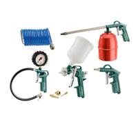 Metabo Set d'outils pneumatiques LPZ 7 – gonfleur, pistolet peinture, pulvérisateur, tuyau spirale
