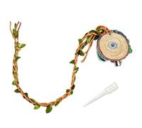 Accessoires pour araignée sauteuse Décor de terrarium en vigne grimpante | Décoration cage et aquarium à petits animaux Pour animaux: tortues terrestres et aquatiques, pogona, gecko, crabe, grenou