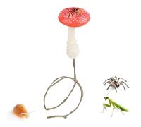 Accessoires pour araignées sauteuses - Jouet champignon - Accessoires pour cage à araignées | Pour reptiles, bernard-ermites, petits animaux et petits animaux domestiques à l'intérieur
