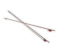 Accessoires Pour Archets De Violon Archet De Violon 16 Pouces Baguette Darc Octogonale Crin Cheval Naturel Pied En Ébène Adapté Aux Débutants(2pcs Violin Bow)