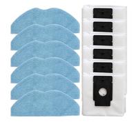 Accessoires pour aspirateur 360 S8 Plus, chiffons de rechange pour Botslab S8 Plus, Honor Choice R2 Plus, flux d'air sans obstruction (noir)