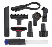 Accessoires pour Aspirateur 9 Pièces, Ensemble de Nettoyage Domestique pour Accessoires d'Aspirateur de Type Shop Vac, Adaptateur de Tuyau de 6,35 cm à 3,17 cm, Brosses pour Aspirateur de 3,17 cm et