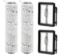 Accessoires pour aspirateur Bissell CrossWave X7 Pet Pro 2955N, 3479N Multi-Surface All in One,2 filtres de rechange et 2 rouleaux