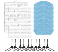 Accessoires pour aspirateur pour Cecotec pour Conga 999 pour robot pour X-Treme, serpillères + filtres + brosses latérales, accessoires de serpillère (B)