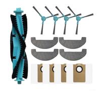 Accessoires pour aspirateur robot Q8 Max pour mova E20 Plus : 13 pièces avec brosse principale, brosses latérales, sacs à poussière, tampons de serpillère, filtres HEPA, pièces de rechange
