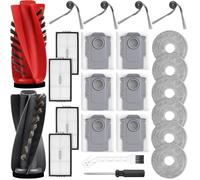 Accessoires pour aspirateur robot - Ulisem - Roborock Saros 10R/Qrevo CurvX - 24 pièces