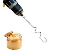 Accessoires pour Batteur Main en Acier Inoxydable, Crème Beurre de Cacahuète Mélangeur Fouet Œuf Compatible avec la Plupart Des Perceuses Sans Fil Perceuse Non Incluse (Style 3)