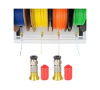 Accessoires pour Boîte de Séchage de Filament D'Imprimante 3D PC4-M6, Connecteur Pneumatique Droit, Raccord D'Alimentation de Tube PTFE 4 X 2,5 mm