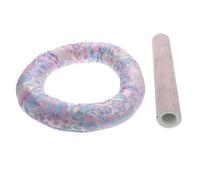 Accessoires pour Bol Chantant Bouddhiste Rose, Lot de Set de Pièces | Pratique et Portable, Coton, Peau de Mouton, Caoutchouc, pour Amis Croyants, Style Bouddhiste