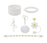 Accessoires pour bouteille d'eau, accessoires pour | Porte-clés en silicone Bateau Charm Sangle de bouteille d'eau - Pendentif Chaîne de balle en peluche pour filles, adolescents, adultes