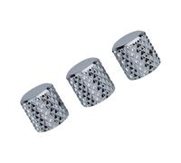 Accessoires Pour Boutons De Guitare Bouton De Commande De Potentiomètre De Basse De Guitare Ajusteur De Dôme En Alliage D'aluminium Pour La Tonalité De Vitesse Et Le Volume