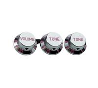 Accessoires Pour Boutons De Guitare Bouton De Volume Pour Guitare Électrique En Alliage D'aluminium 3 Pièces 1V2T Potentiomètre De Basse Accessoires