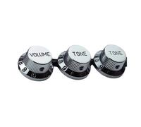 Accessoires Pour Boutons De Guitare Bouton De Volume Pour Guitare Électrique En Alliage D'aluminium 3 Pièces 1V2T Potentiomètre De Basse Accessoires