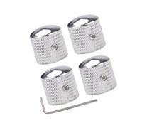 Accessoires Pour Boutons De Guitare Guitare Basse Électrique À Dôme En Métal Avec Boutons Et Clés De Contrôle Du Volume Et De La Tonalité Adaptés Aux Débutants