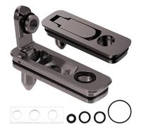 Accessoires pour briquet, kit de rechange comprenant joint pour insert, pièces de rechange avec tampon en feutre de coton, accessoire anti-évaporation pour briquet (noir)