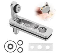 Accessoires pour Briquets Compatible avec Zippo, Comprend Un Joint en Caoutchouc, Coussin en Coton, Set D'accessoires en Métal Contre Évaporation (Argent)