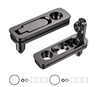 Accessoires pour briquets Zippo, lot de 2 accessoires, joint pour insert Zippo, pièces de rechange en métal avec tampon en feutre de coton pour pierres à feu (argenté) (noir)