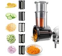 Accessoires pour broyeur KitchenAid pour mixeurs sur socle KitchenAid, râpe à fromage, salade, broyeur de légumes, hachoir à poudre, accessoires avec 5 lames améliorées