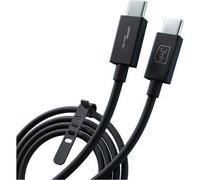 3mk Câble USB-C Hyper ThunderBolt 4 Pro – 240 W – 1 m – Résolution 8K – Noir
