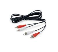 Equip Câble audio 147094 2 x RCA mâle-mâle Noir 2,5 m