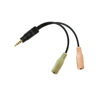 Accessoires pour cable Logilink - CA0021 - Câble Jack 3,5 mm - Jack 3,5 mm x2 0,15 m noir ()