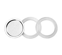 Accessoires pour cafetière express - Ibili - Essential - 2 Joints silicone - 1 Filtre - 2 Tasses