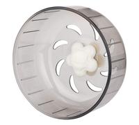 Accessoires pour cage d'animal de compagnie : roue d'exercice silencieuse pour hamster, ultra-silencieuse et translucide de 13 cm. Sa surface