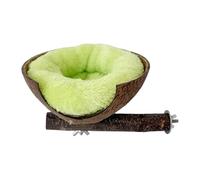 Accessoires pour Cage d'Oiseaux,Maison De Nidification Avec Protection Contre Le Picage,Lit De Maison À Nid Pour Oiseaux | Pour Le Sommeil D'Hiver Des Calopsittes, Conures, Inséparables, Canaris Et Pi