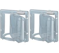 Accessoires pour Cages à Oiseaux Ferplast Brava 1 Plastique rotative mangeoire (Lot de 2)