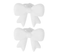 Accessoires pour Casque,Accessoire Cosplay en Silicone 3D Forme de Noeud - 2 Pièces d'Ornement pour Casque,Pour Les Femmes Lors De La Fête Du Streaming Des Études Du Travail Des Voyages Et Déplace