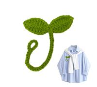 Accessoires pour casque - Accessoire en tricot de feuille de laine - Marque-page d'angle décoratif - Charm de casque portable pour hommes, femmes, filles, décoration artistique pour casque audio