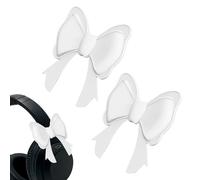 Accessoires pour Casque Audio | 2 Élastiques Anti-Dérapage Mignons - Noeud Papillon en Silicone pour Écouteurs | Pour Femmes, Filles, Adolescents, Étudiants, pour le Travail, les Vidéos et les Déplace