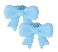 Accessoires pour Casques Audio,Accessoire Cosplay en Silicone 3D Forme de Noeud | Deux Décorations Mignonnes pour Écouteurs | Pour Les Femmes Lors De La Fête, Du Streaming, Des Études, Du Travail, Des