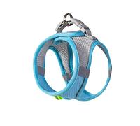 Accessoires pour chats et chiens - Gilet de sécurité pour petit collier - Housse respirante et réglable - Bleu - Taille L : 10 à 15 kg