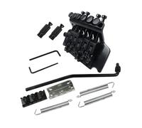 Accessoires pour chevalet de guitare Ensemble De Trémolo De Pont De Guitare Électrique À Double Verrouillage Professionnel(Glossy Bk)