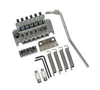 Accessoires pour chevalet de guitare Ensemble De Trémolo De Pont De Guitare Électrique À Double Verrouillage Professionnel(Matte Chrome)