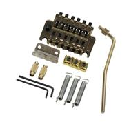 Accessoires pour chevalet de guitare Ensemble De Trémolo De Pont De Guitare Électrique À Double Verrouillage Professionnel(Glossy Gold)