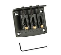 Accessoires pour chevalet de guitare Guitare À 3 Cordes Avec Archet De Pont À Roulement À Billes Et Divers Accessoires Colorés(Bk)