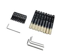 Accessoires pour chevalet de guitare Guitare Électrique Sans Tête À 8 Cordes Avec Cordier Professionnel Sur Le Manche Et Le Bas Du Pont(Complete set)