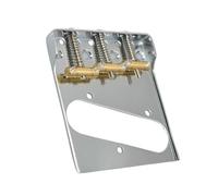Accessoires pour chevalet de guitare Pont De Guitare Chromé Accessoires D'instruments En Forme De Selle En Laiton