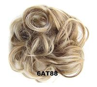 Accessoires Pour Cheveux 1 Pack Messy Bun Hair Hoops Queue de Cheval Extensions de Cheveux Synthétique Donut Chignon Bouclés Ondulés Chignon Perruques for Femmes Postiches Pour Femmes(6AT88)